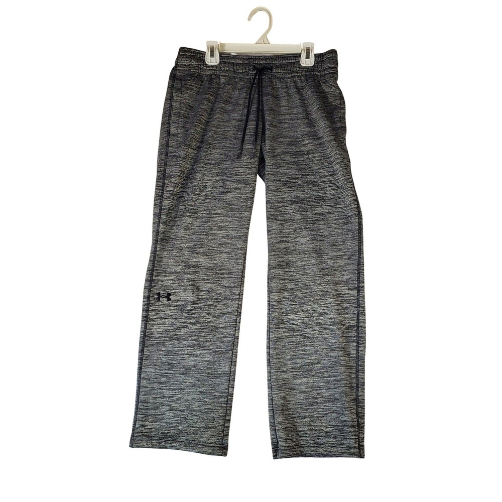 Under Armour Storm ColdGear Sweatpants Mens Small Gray Space Dye Loose Joggers